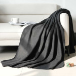 ПРОМО комплект - черни поларени одеяла 130х160 см.  